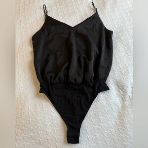 Express Black Sleeveless Bodysuit